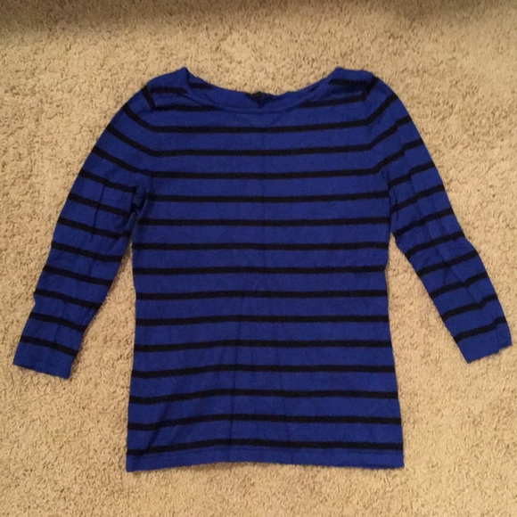 Blue and black striped sweater Clearance